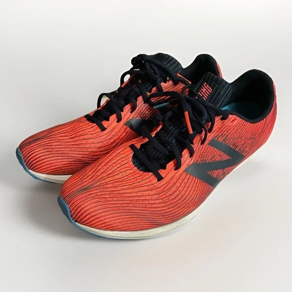 New Balance Women's Cross Country Seven Spike Running Shoes Size 9 Orange - Picture 1 of 6